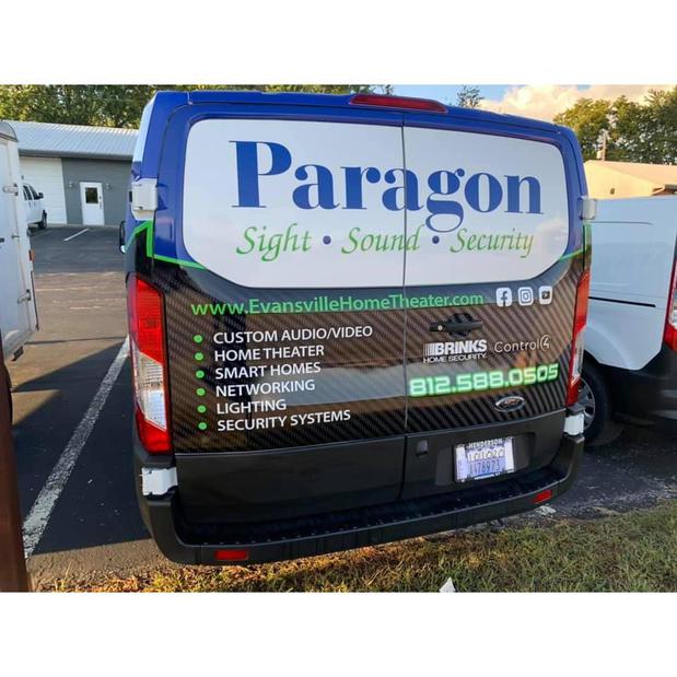 Paragon Sight Sound Security Logo