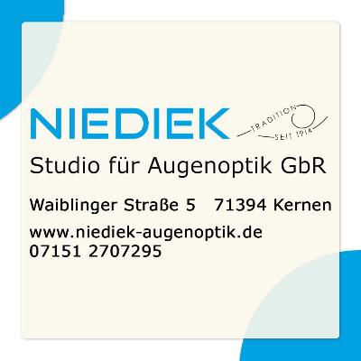 Niediek Studio für Augenoptik GbR in Kernen im Remstal - Logo