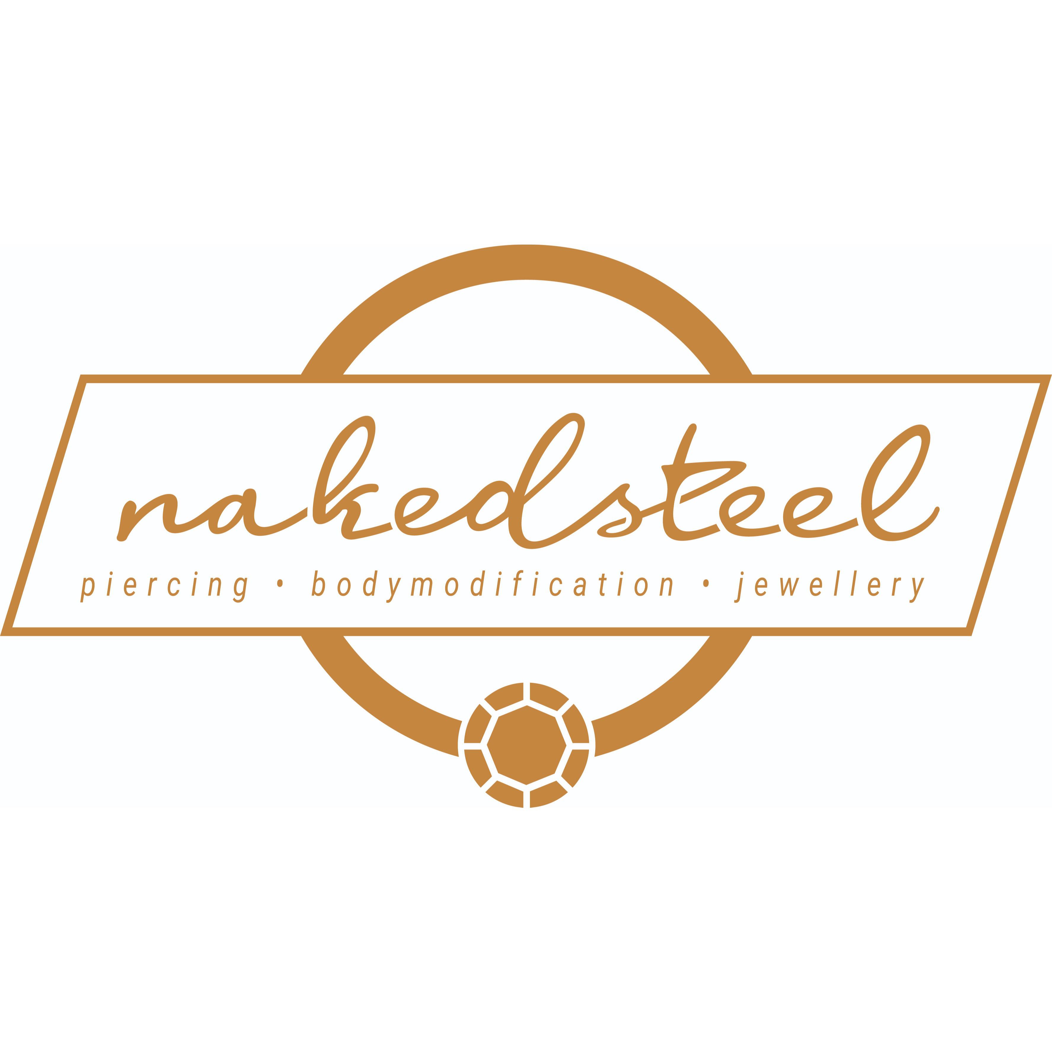 Logo nakedsteel piercing