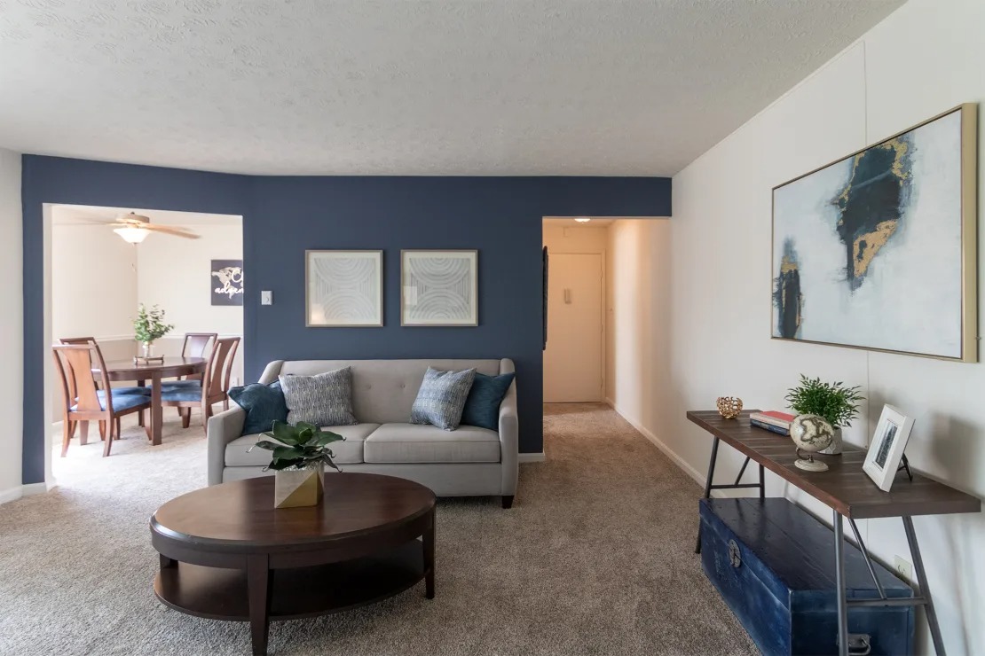 Living Area and Dining Room