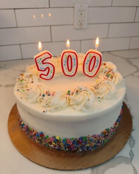 We are grateful to celebrate 500 reviews from our customers! Thank you for sharing your feedback and for allowing us to serve you each day. Your support means a lot to our team!