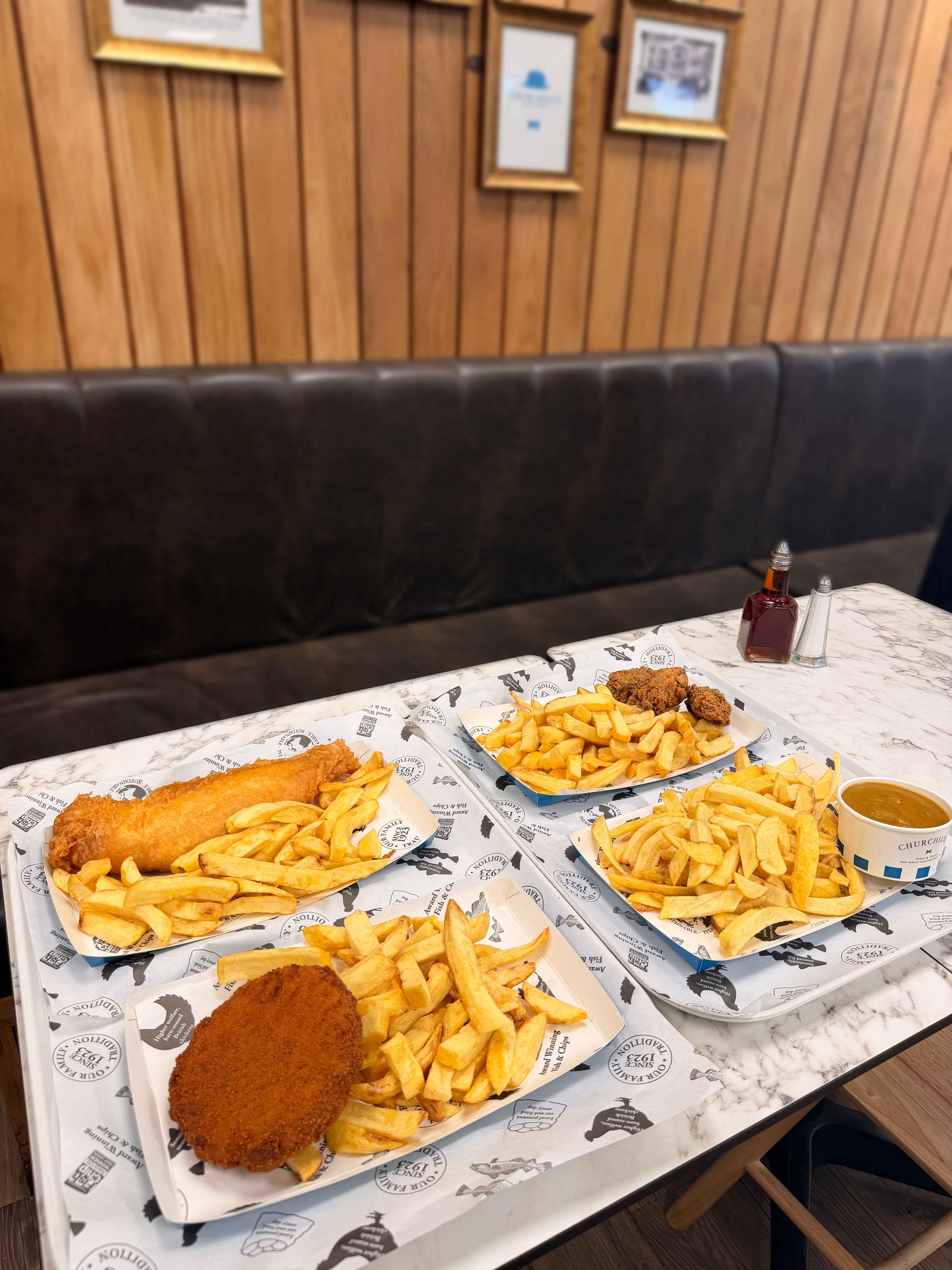 Churchills Fish and Chips, Bar Hill lunchtime offers