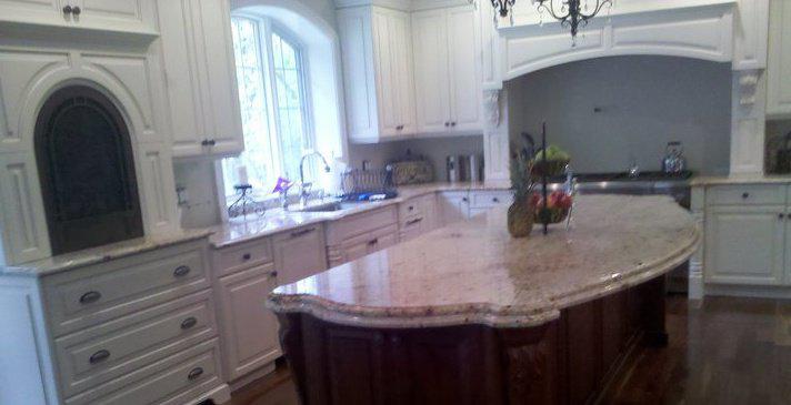 Boston Bluestone CO - Countertops Fabrication | Countertops | Kitchen Cabinet Design | Cabinet Maker in Stoughton, MA Installation Photo