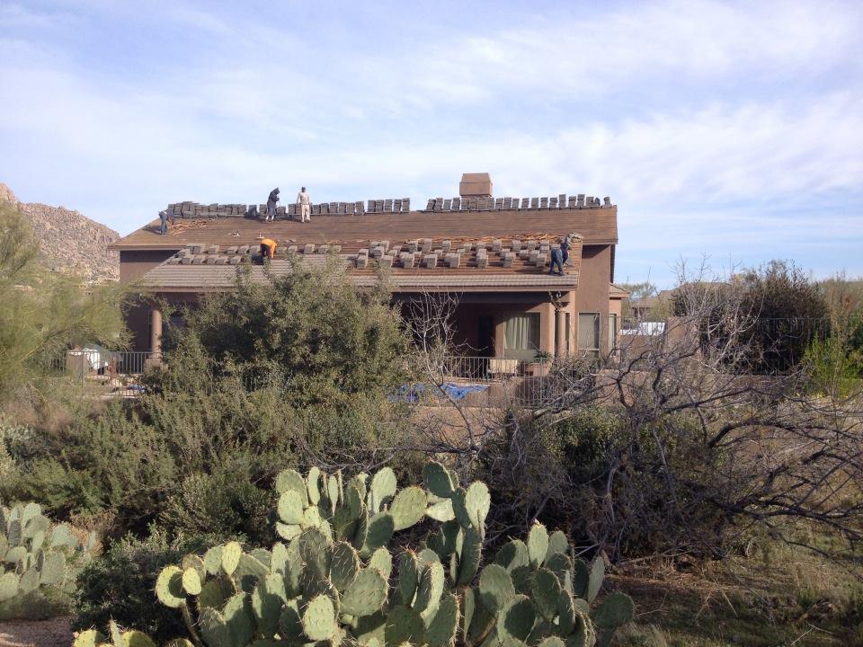 Brown Roofing Photo