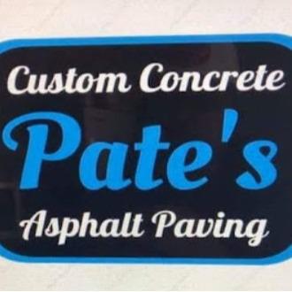 Pate's Custom Concrete & Asphalt Paving Logo