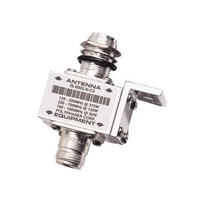 TRANSTECTOR | IS-B50LN-C2
10-1000 MHz Bulkhead Mount Low Power Coax Protector with N-Female