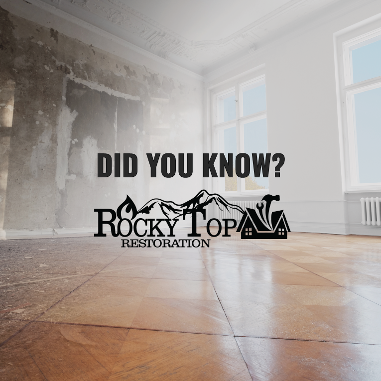 Did you know that Rocky Top Restoration has over 100 years of home restoration experience? Trust us, if damage strikes your home!