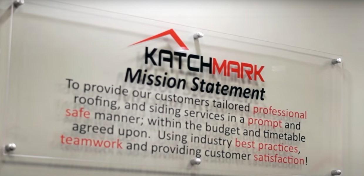 Picture of Katchmark Mission Statement in Office 