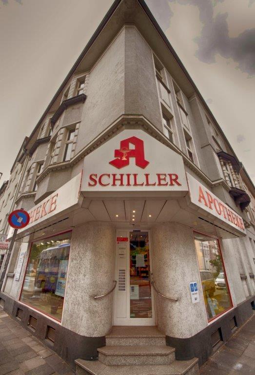 Aussenansicht der Schiller-Apotheke