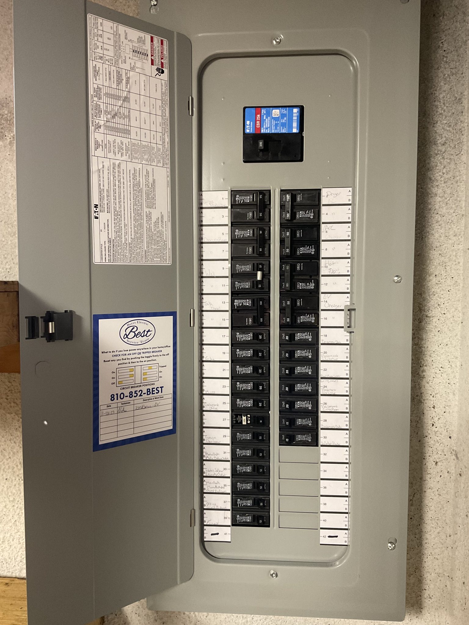 Upgrade your home&rsquo;s safety and performance with professional electrical panel replacement services. Outdated or overloaded panels can lead to frequent breaker trips, flickering lights, and serious fire risks. Our licensed electricians replace aging panels with modern, high-capacity systems designed to handle today&rsquo;s electrical demands, ensuring reliable power distribution for appliances, HVAC systems, and smart home technology.