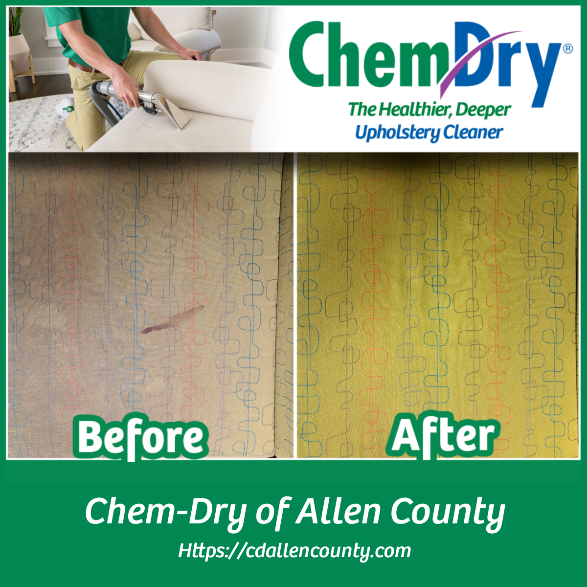 professional carpet & upholstery cleaning services before after