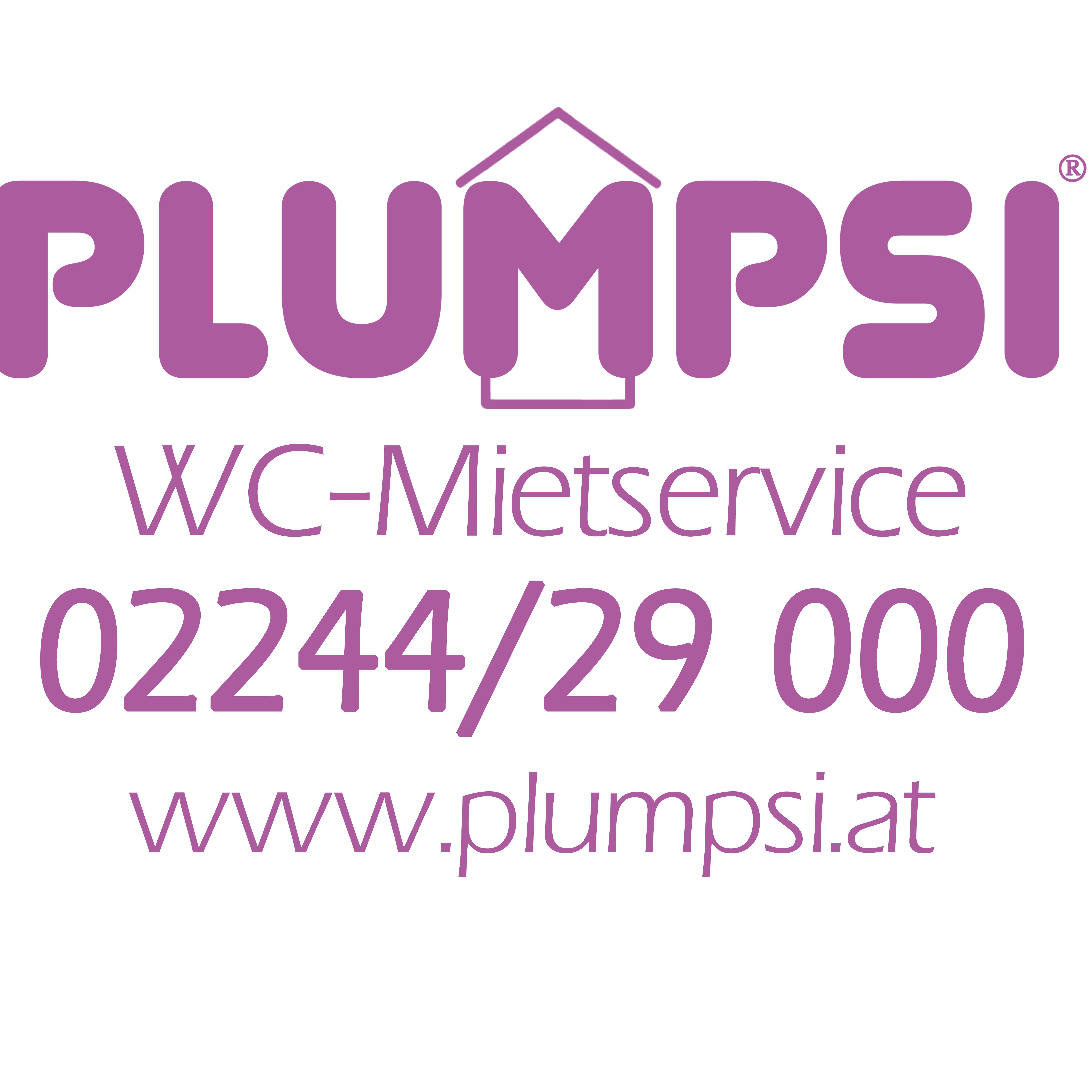 PLUMPSI WC-Mietservice Logo