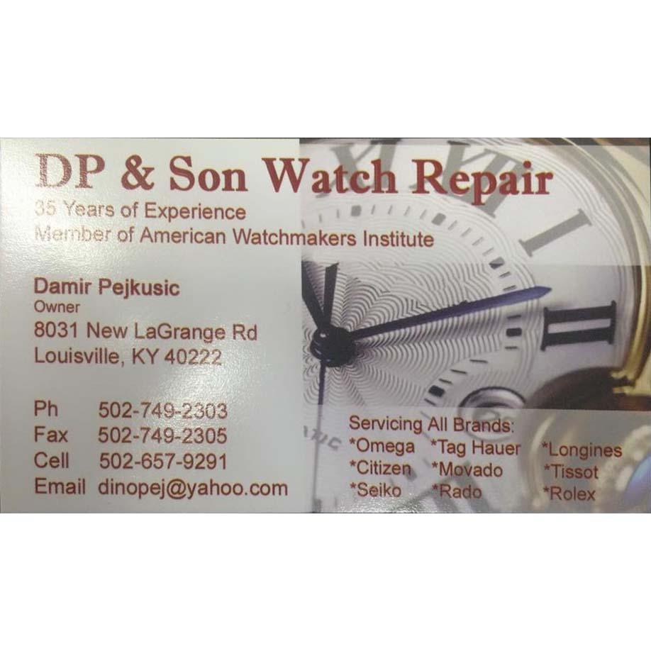 DP & Son Watch Repair, Inc. Logo