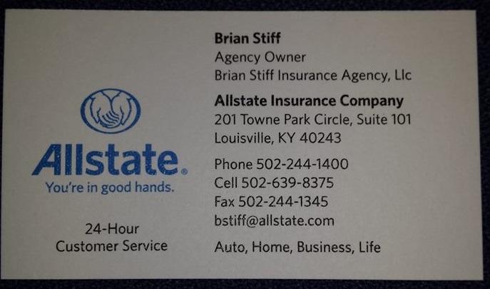 Images Brian Stiff: Allstate Insurance