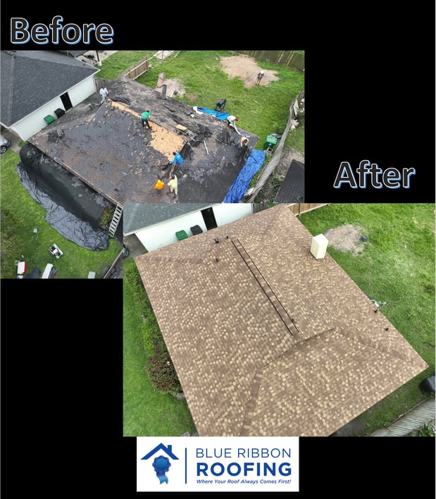 Images Blue Ribbon Roofing LLC - Jersey Village Roof Replacement