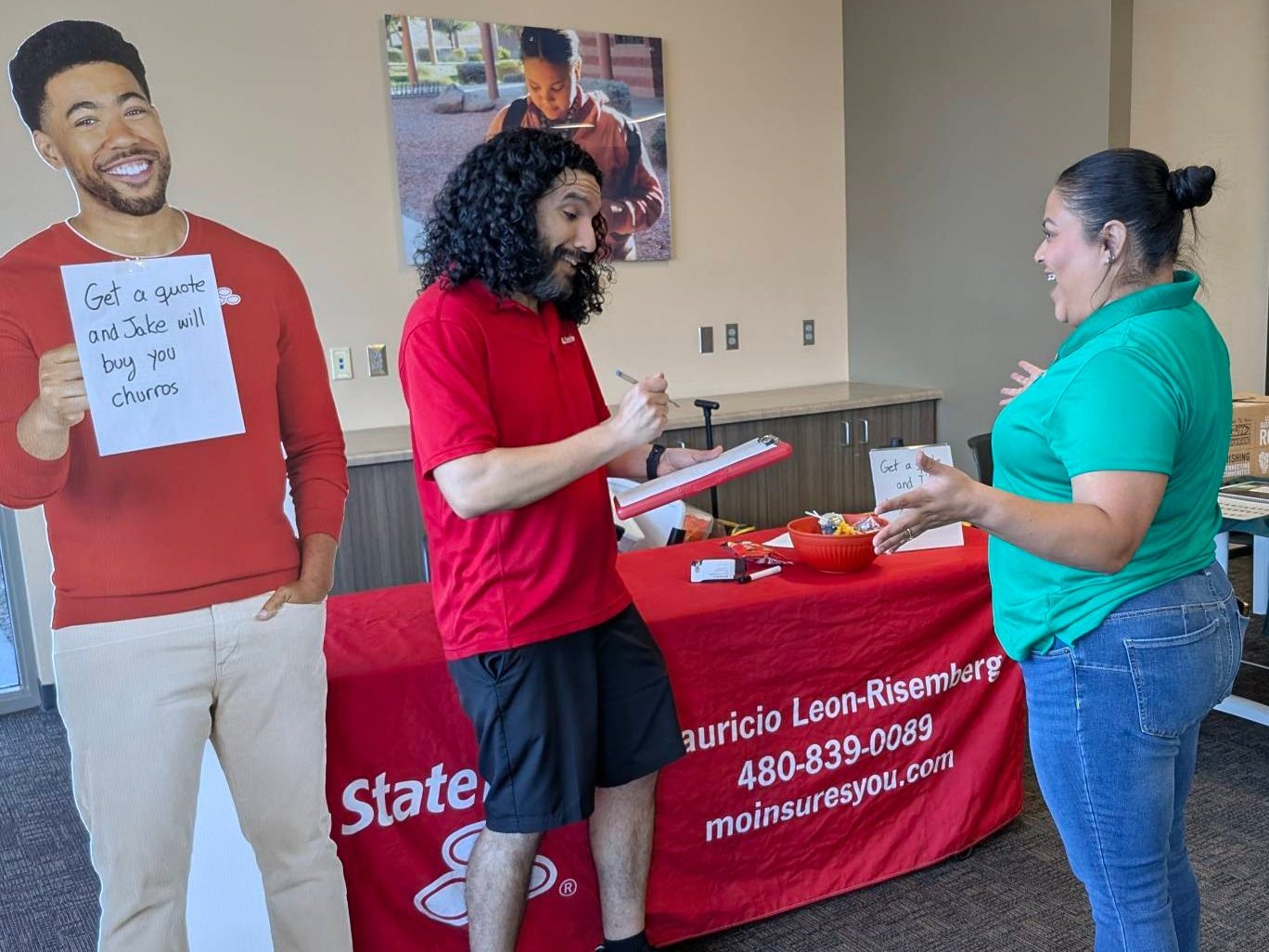 a free insurance quote and a churro!