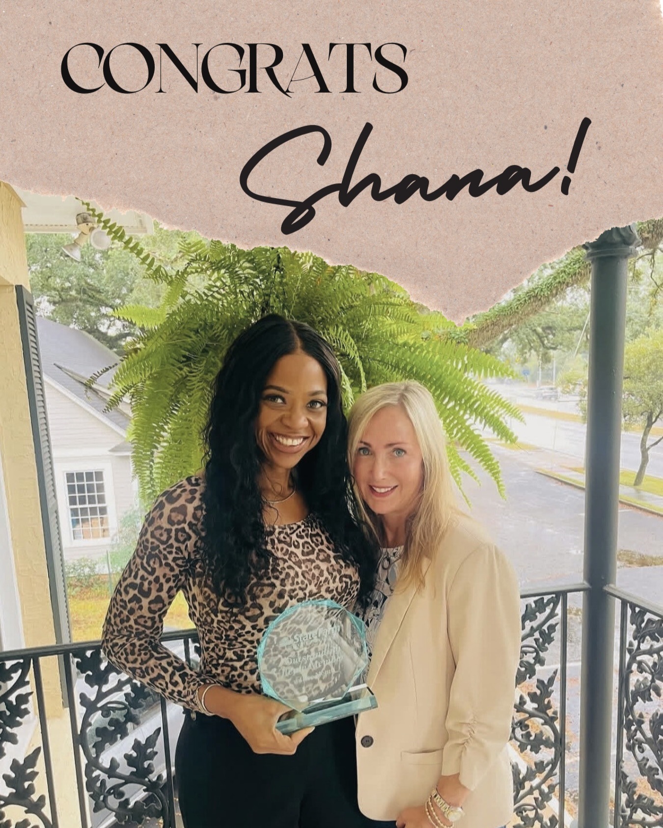 Congratulations, Shana, on being named Team Member of the Month! Your hard work and dedication truly shine. Well deserved!