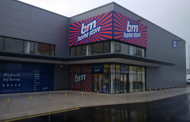 The new B&M Westwood store on opening day.