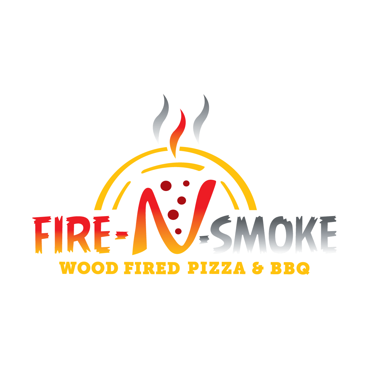 Fire N' Smoke Wood Fired Pizza & BBQ Logo