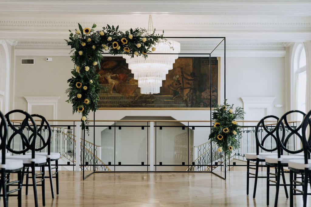 Ceremony on the mezzanine