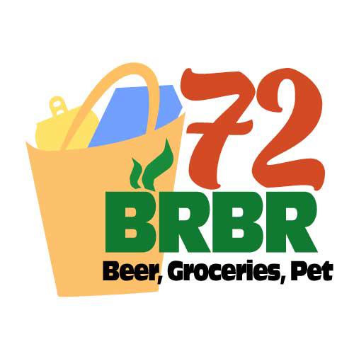 7201 BRBR Beer, Groceries, Pet Logo