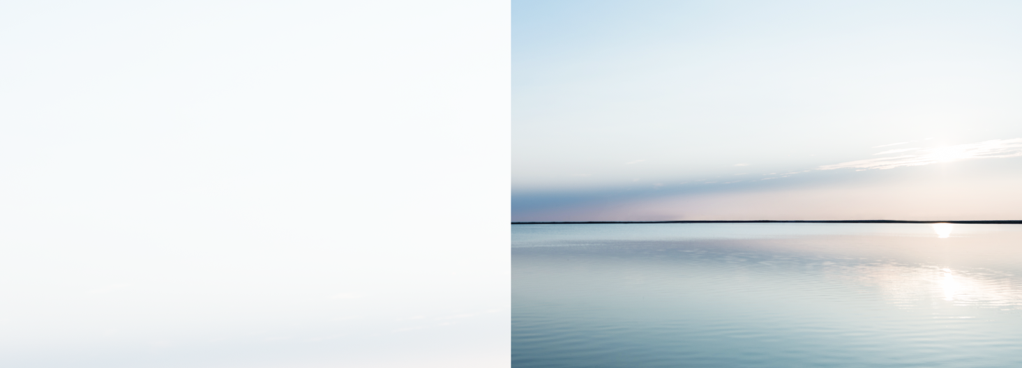 A serene body of water.