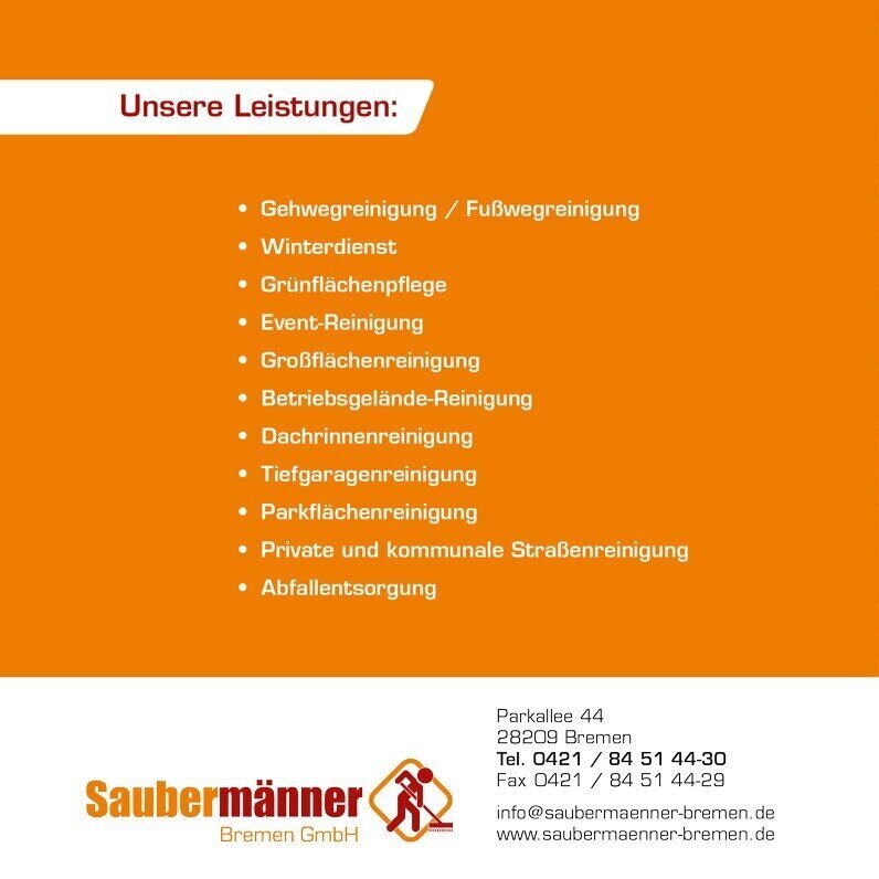Kundenbild groß 37 Saubermänner Bremen GmbH