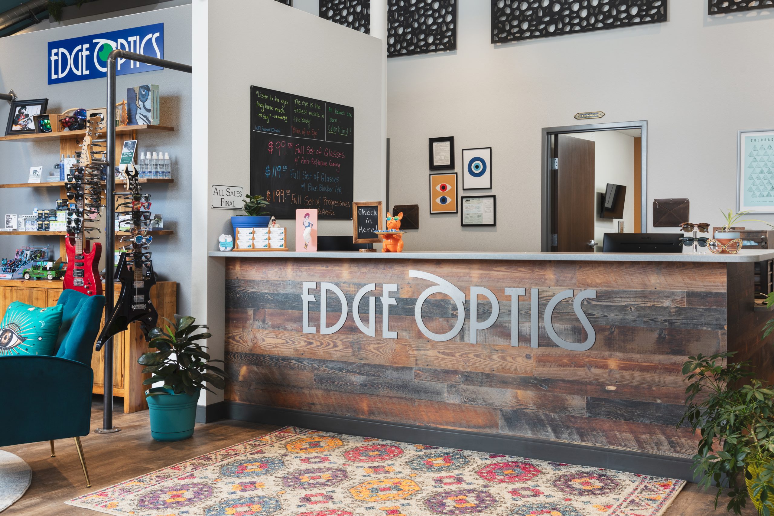 Mappco collaborated with Edge Optics to renovate an existing office space and establish a new optical office. The project involved a new layout with three exam rooms, a sales area, a kids' play area, offices, a breakroom, and a lab. Mappco delivered this high-quality project a month ahead of schedule while staying on budget!