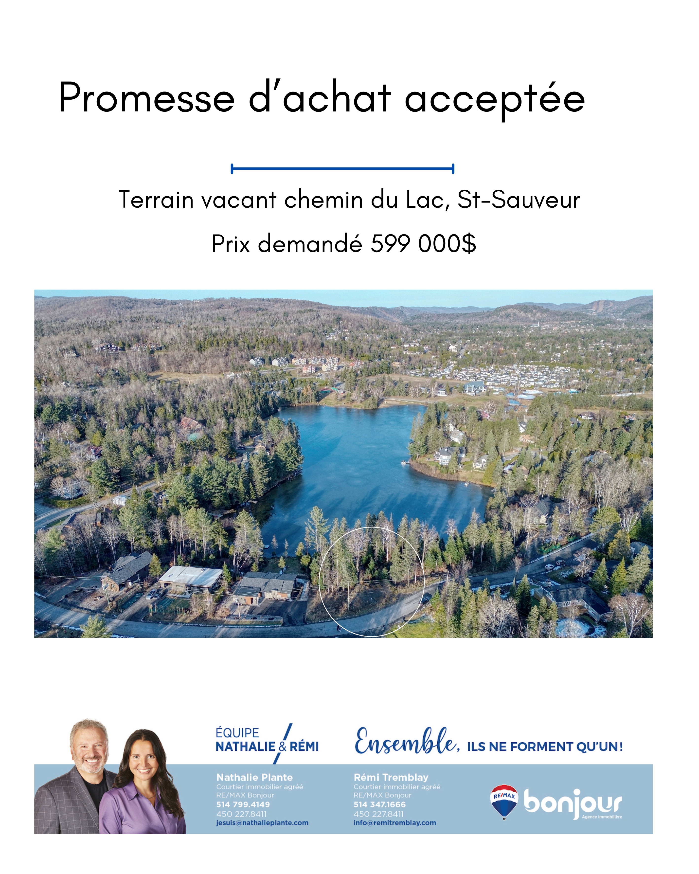 Images Nathalie Plante et Rémi Tremblay, RE/MAX Du Cartier Bonjour - Courtiers immobiliers inc. agréés, DA. Saint-Sauveur