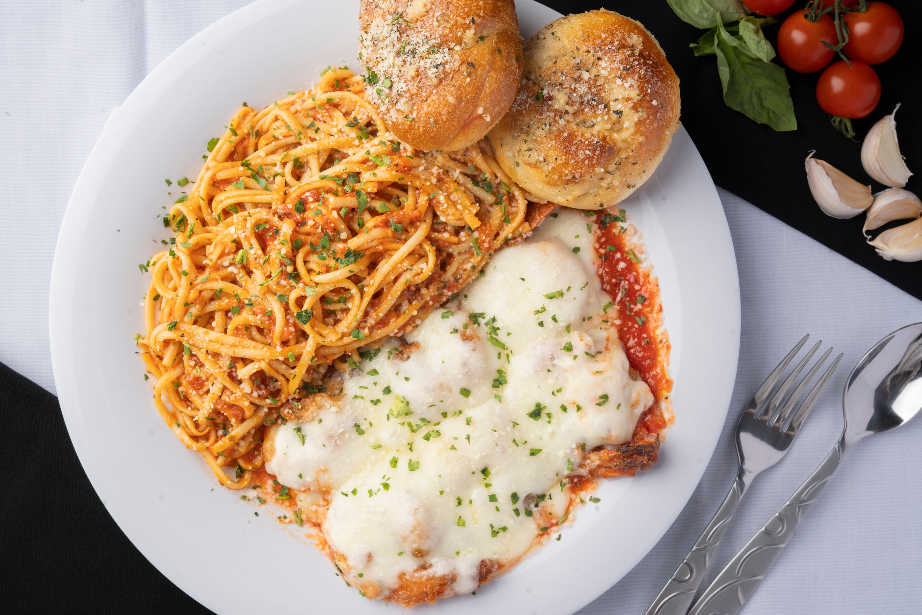 Shrimp Parmigiana Pasta 