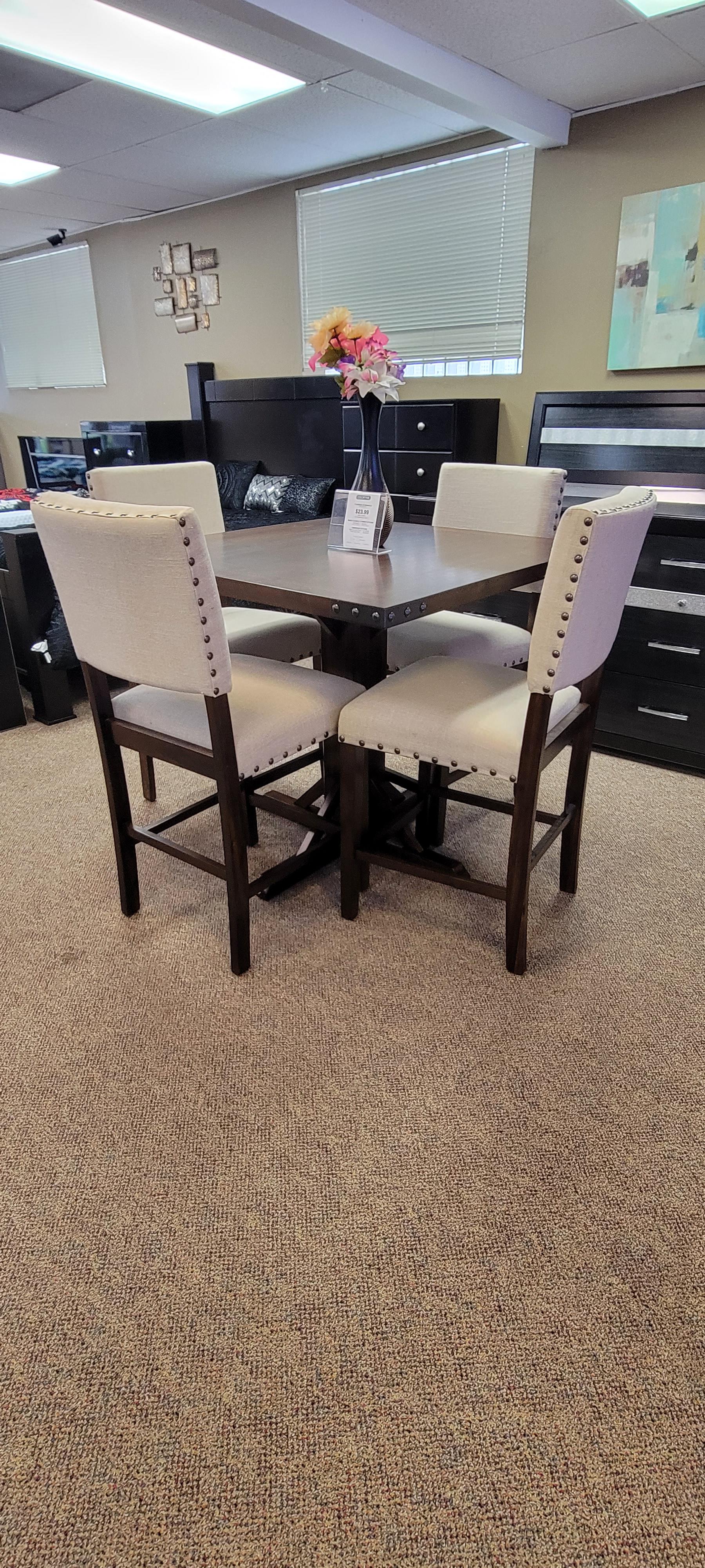 Lets lighten up that kitchen or dining room together with this new set.