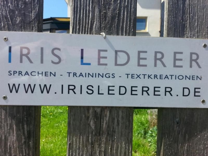 Iris Lederer - Sprachen-Trainings-Textkreationen in Reichenschwand - Logo