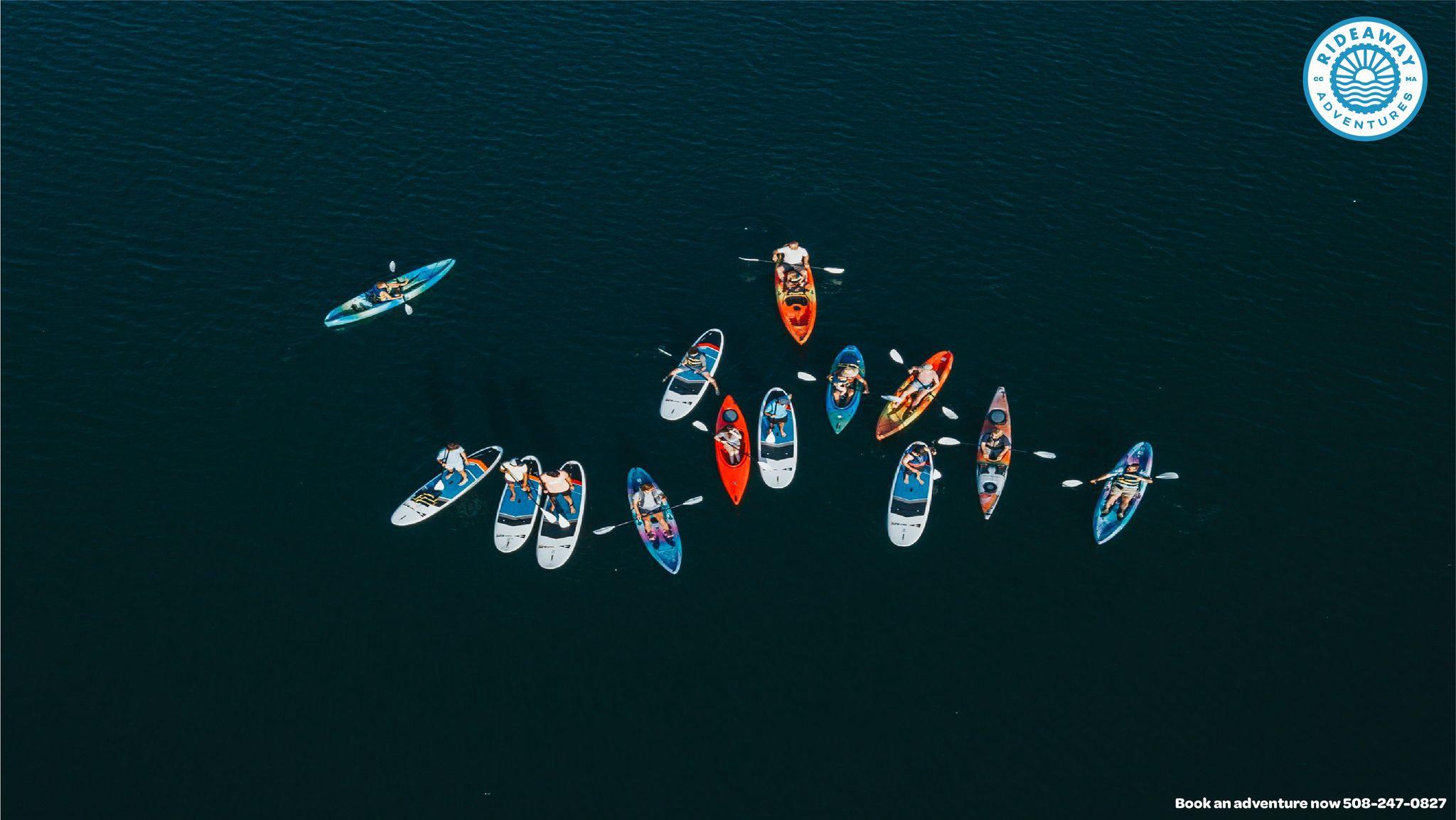 RideAway Adventures with multiple locations in Sandwich and Masphee, rentals, lessons, camps and tours for Kayak, Paddleboard and bikes