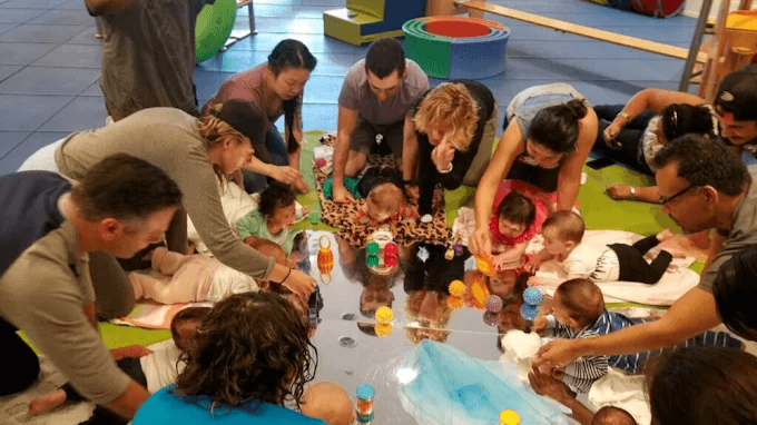 Give your baby a playful start with tummy time, sensory exploration, and gentle movement designed for their stage of development. Our baby classes in Encino help you support your little one’s growth while enjoying meaningful time together.