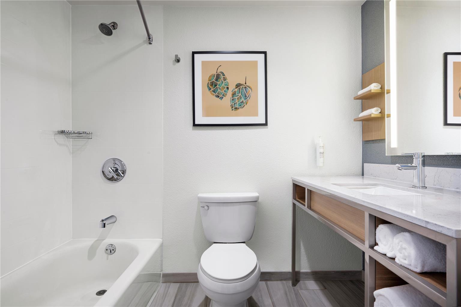 Guest room bath