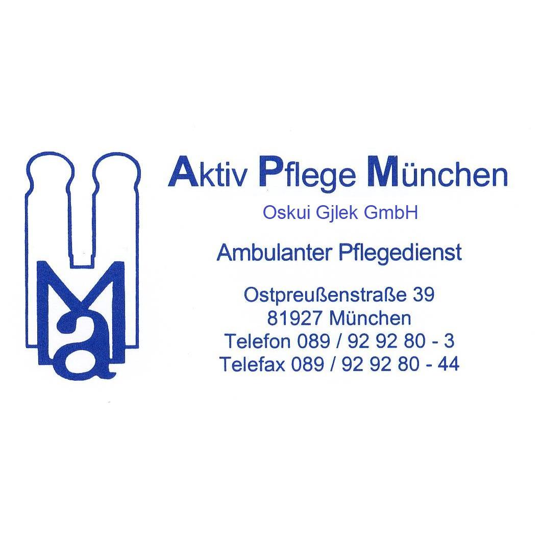 Logo von Aktiv Pflege München Oskui Gjlek GmbH