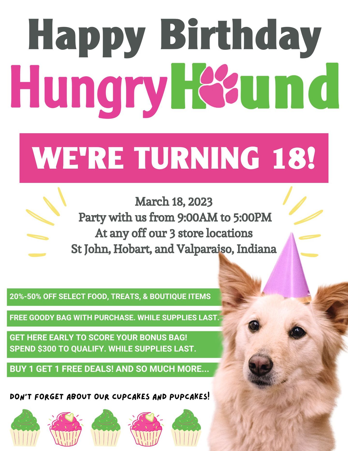 Hungry Hound 18th Birthday Party Hungry Hound Boutique Grooming
