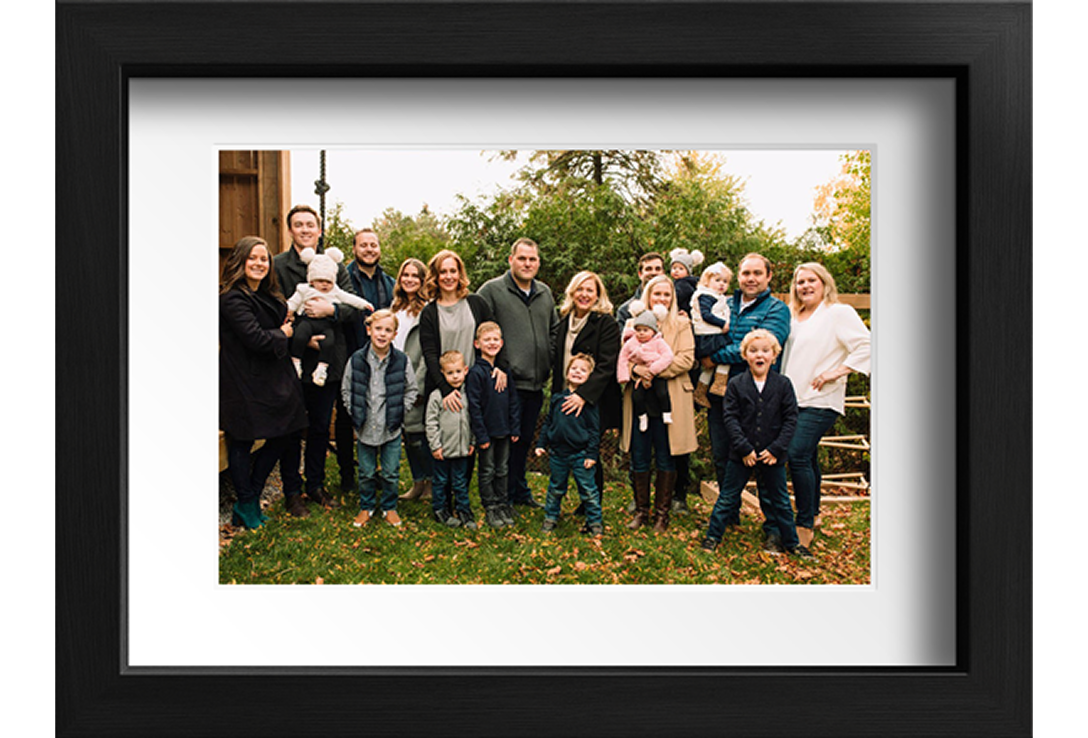 A photo of Janet and family.