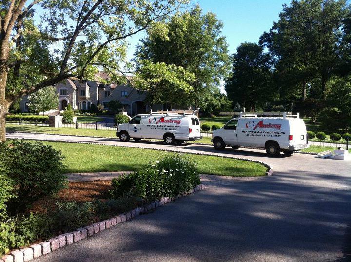 Academy Air Heating, Cooling, Plumbing and Electric vans