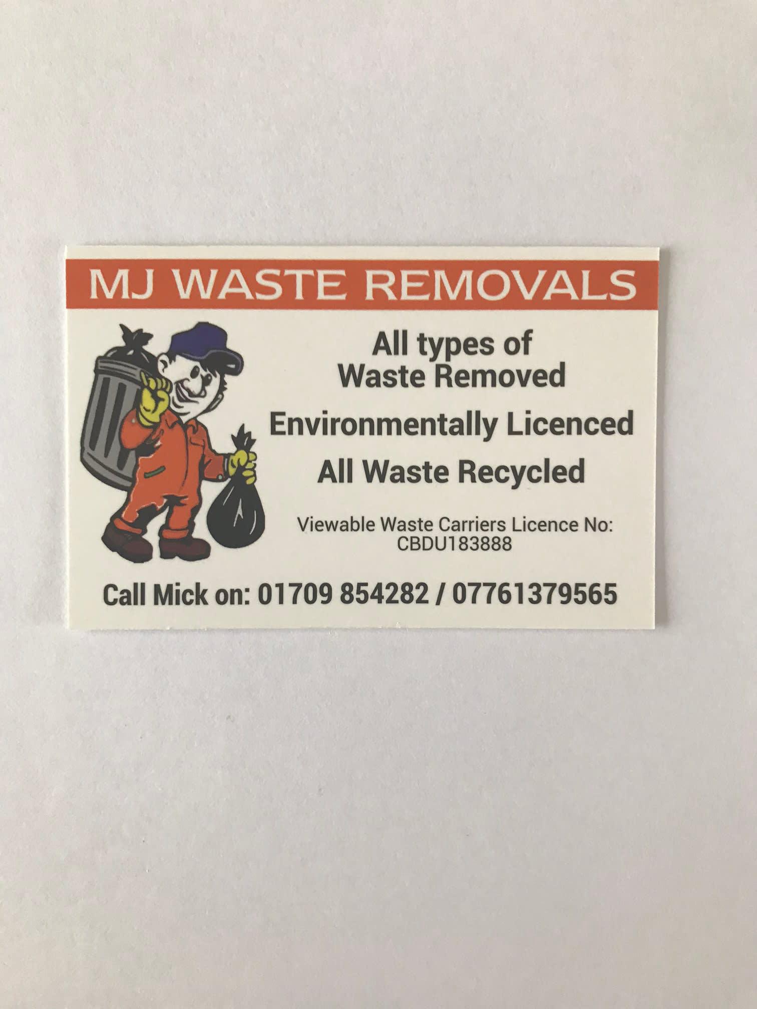 Images MJ Waste Removals