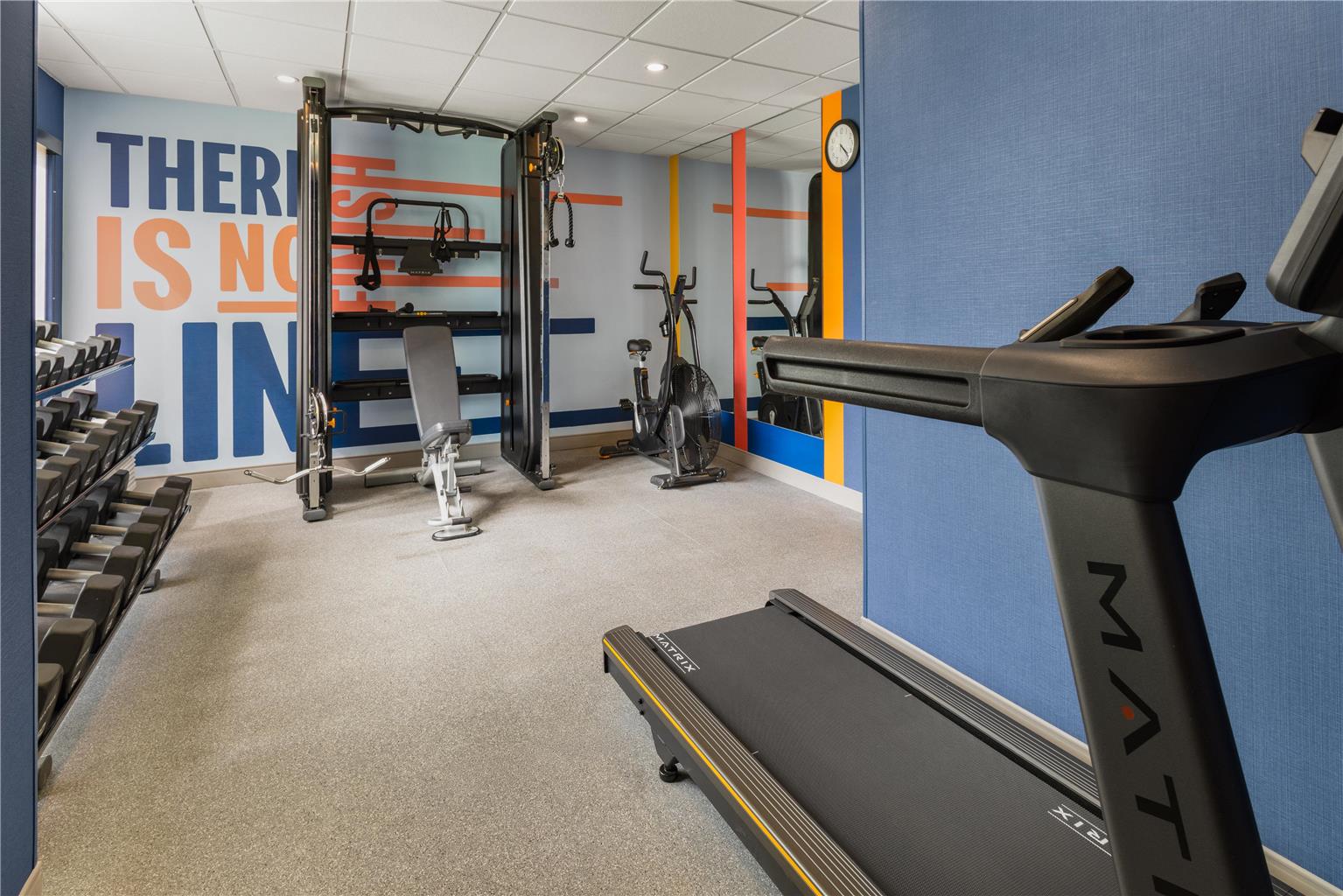 Health club fitness center gym