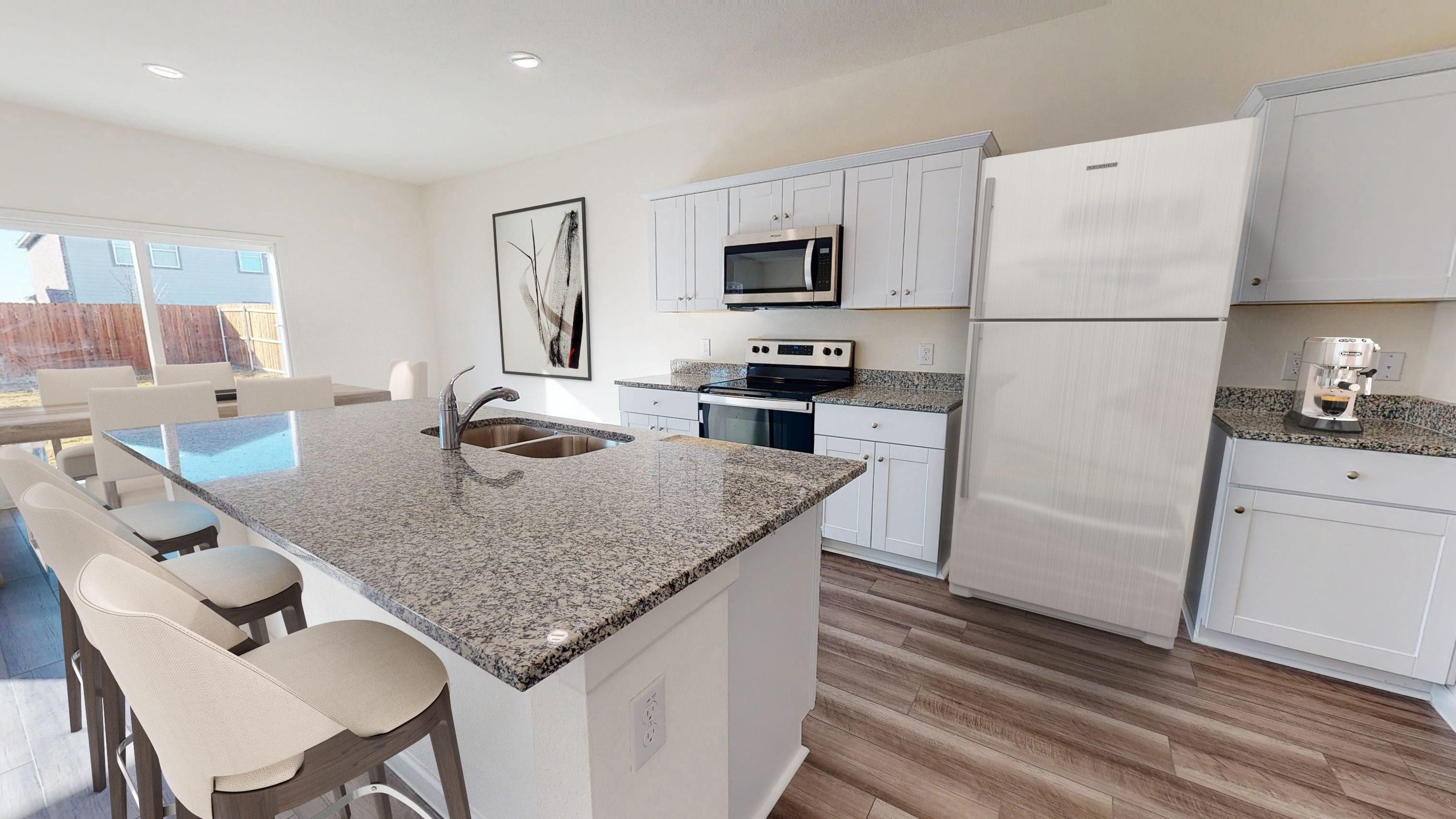 Experience everyday simplicity and convenience with our energy-efficient interiors and brand-new appliances.