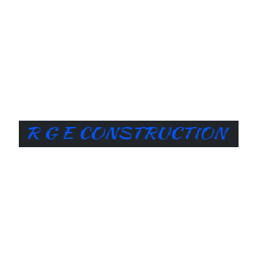 R G E Construction and Roofing Logo