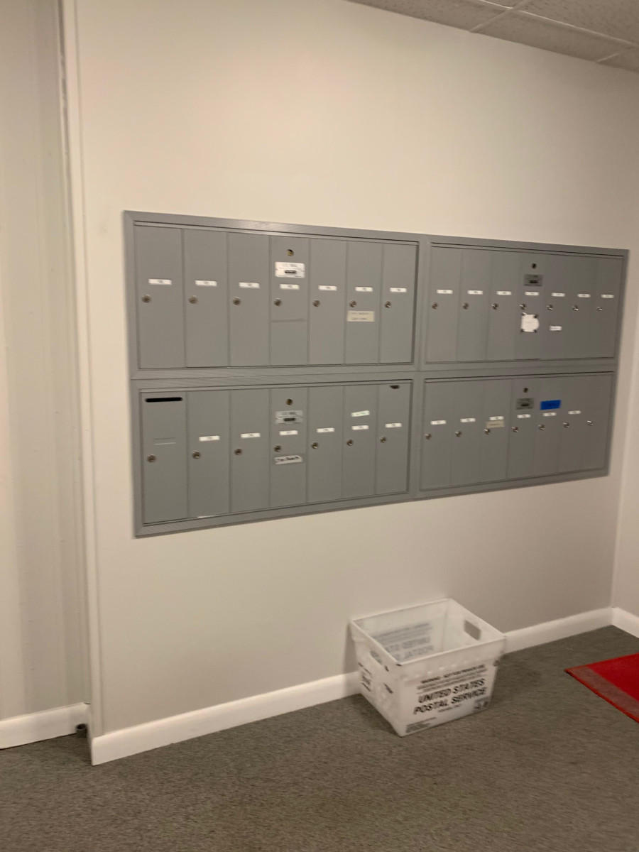 We renovated and installed a private mail room for tenants of a real estate group in downtown Peabody, MA.