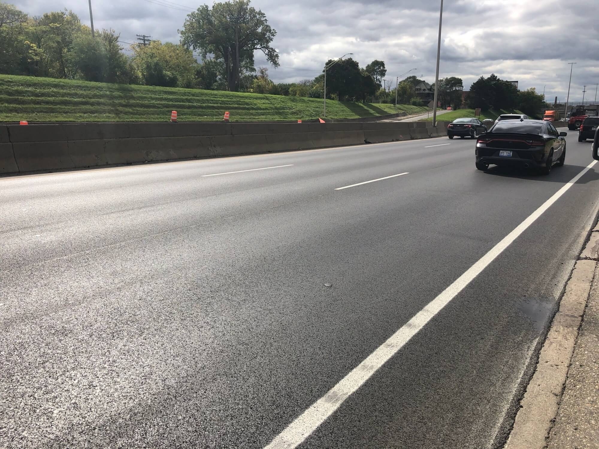 Asphalt construction in Michigan - I-94 Project