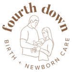 Fourth Down Doulas Birth + Newborn Care Logo