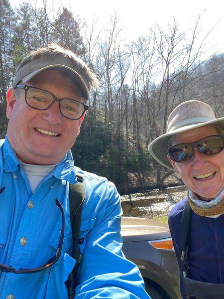 Fly Fishing with friends is always in season (but especially during a Carolina spring).