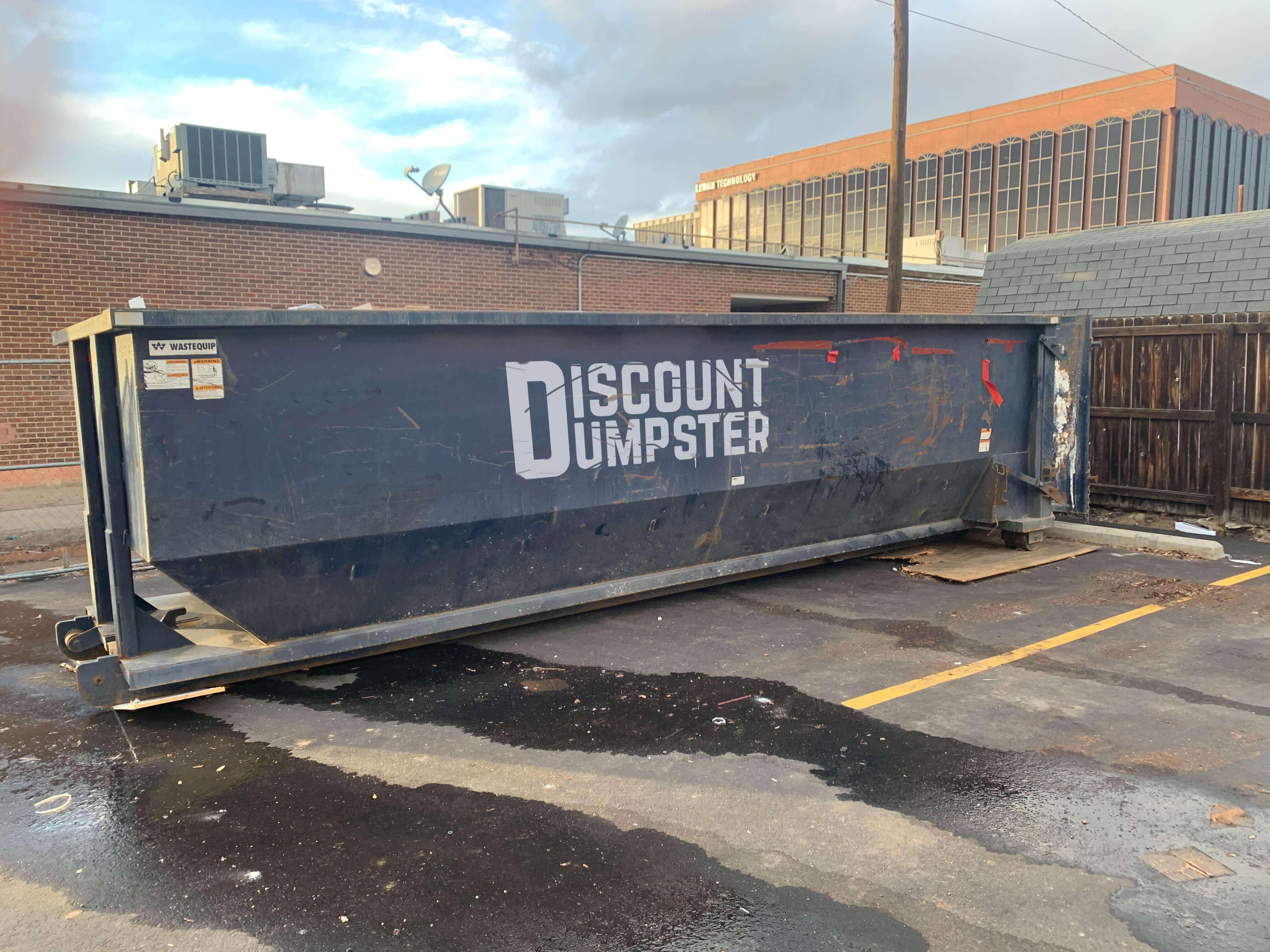 Call to learn more about our roll off dumpster rates in Denver co