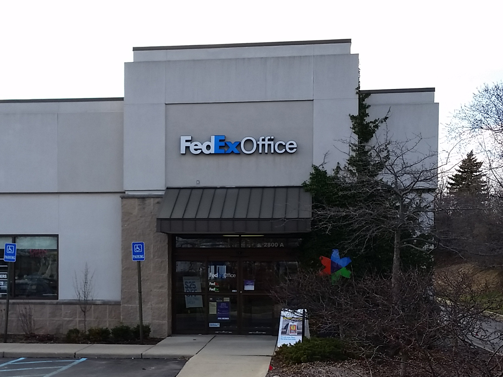 Exterior photo of FedEx Office location at 2800 S State St\t Print quickly and easily in the self-service area at the FedEx Office location 2800 S State St from email, USB, or the cloud\t FedEx Office Print & Go near 2800 S State St\t Shipping boxes and packing services available at FedEx Office 2800 S State St\t Get banners, signs, posters and prints at FedEx Office 2800 S State St\t Full service printing and packing at FedEx Office 2800 S State St\t Drop off FedEx packages near 2800 S State St\t FedEx shipping near 2800 S State St