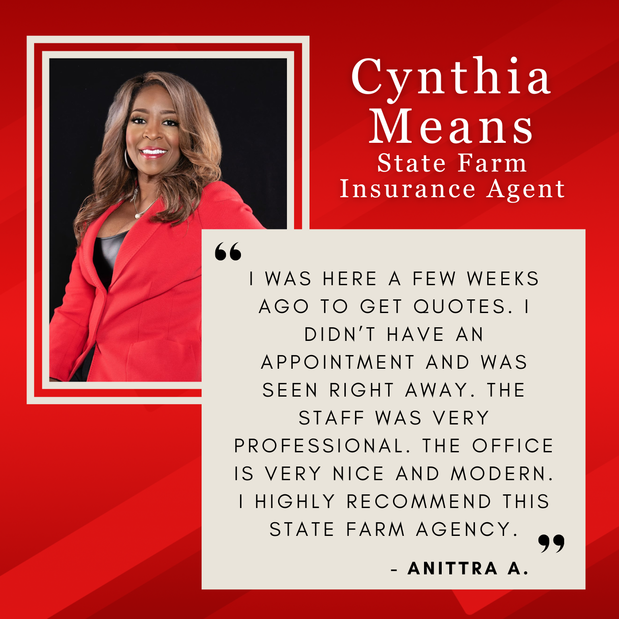 Images Cynthia Means - State Farm Insurance Agent